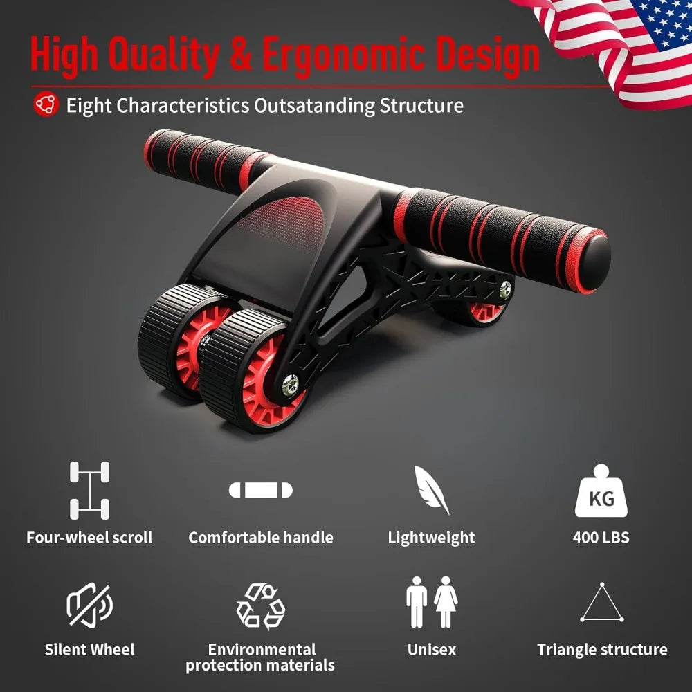 Rodillo abdominal EnduroFlex Dual Wheel Pro