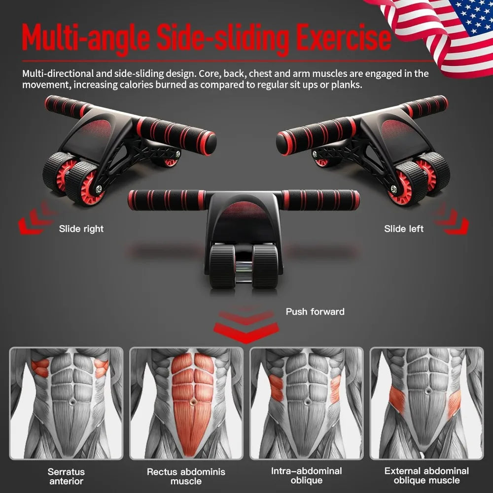 Rodillo abdominal EnduroFlex Dual Wheel Pro