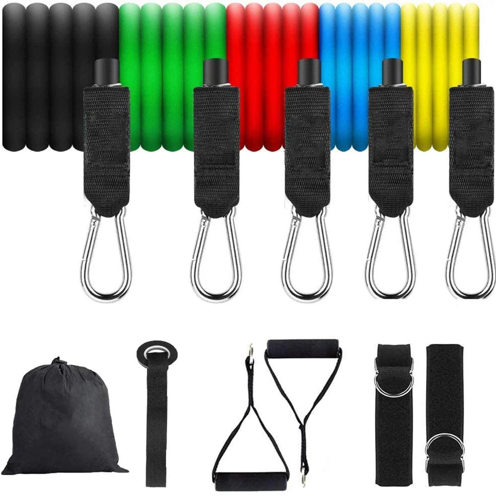 Juego de entrenamiento con bandas de resistencia EnduroFlex de 11 piezas